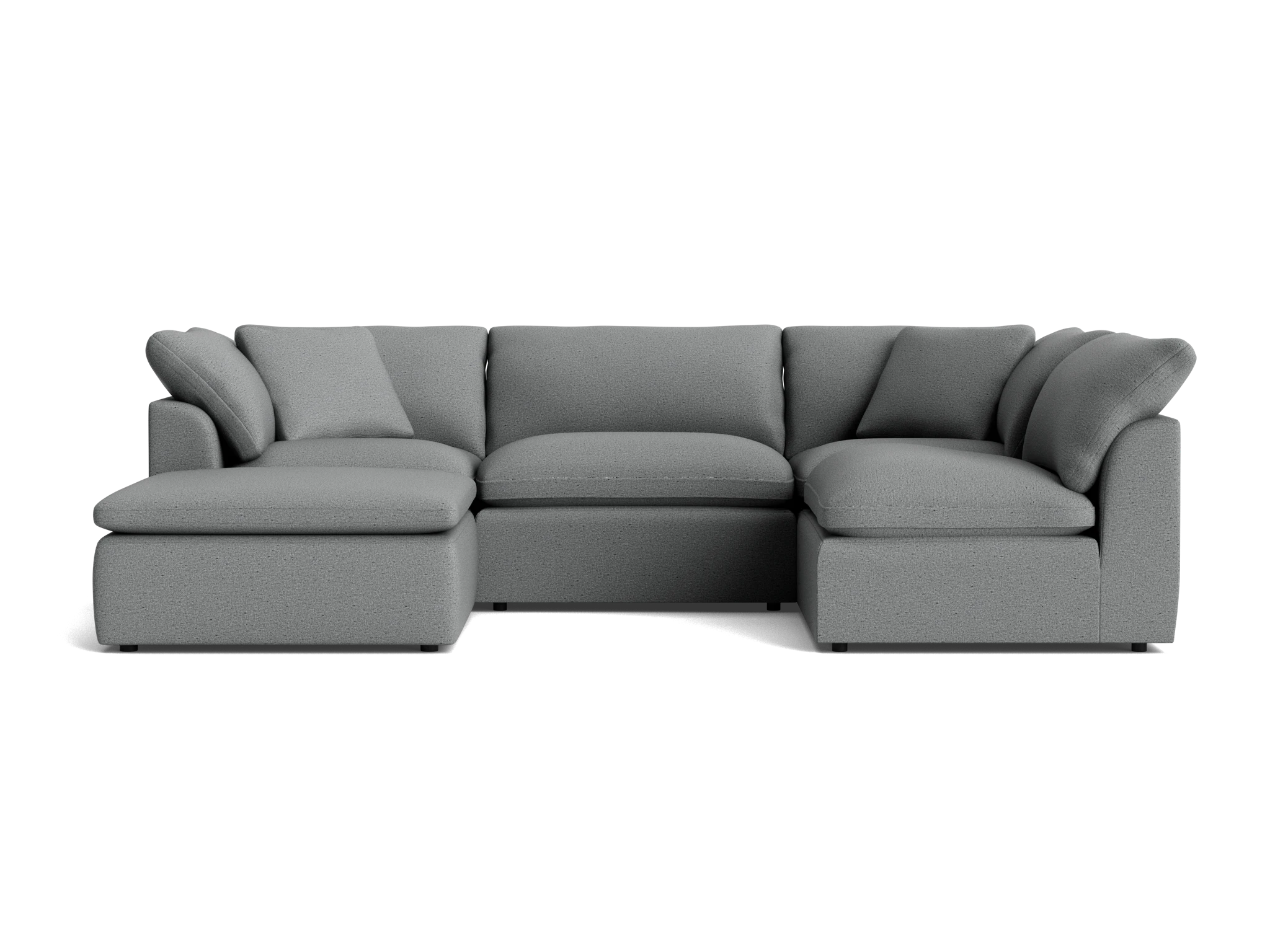 Bryant Slipcovered Modular U-Sofa Bumper Sectional